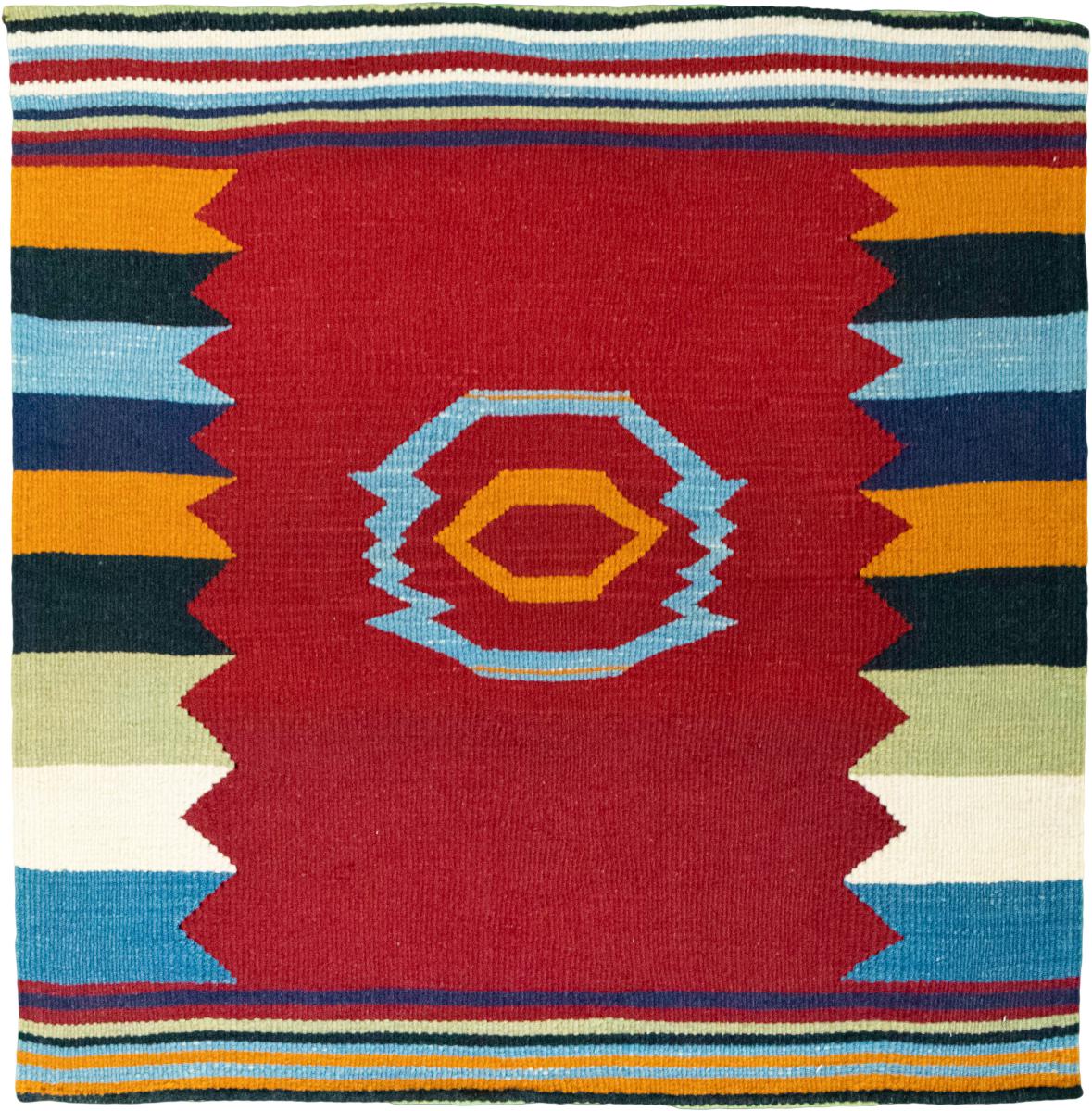 Tapete persa Kilim Fars 100x99 100x99, Tapete persa Tecido à mão