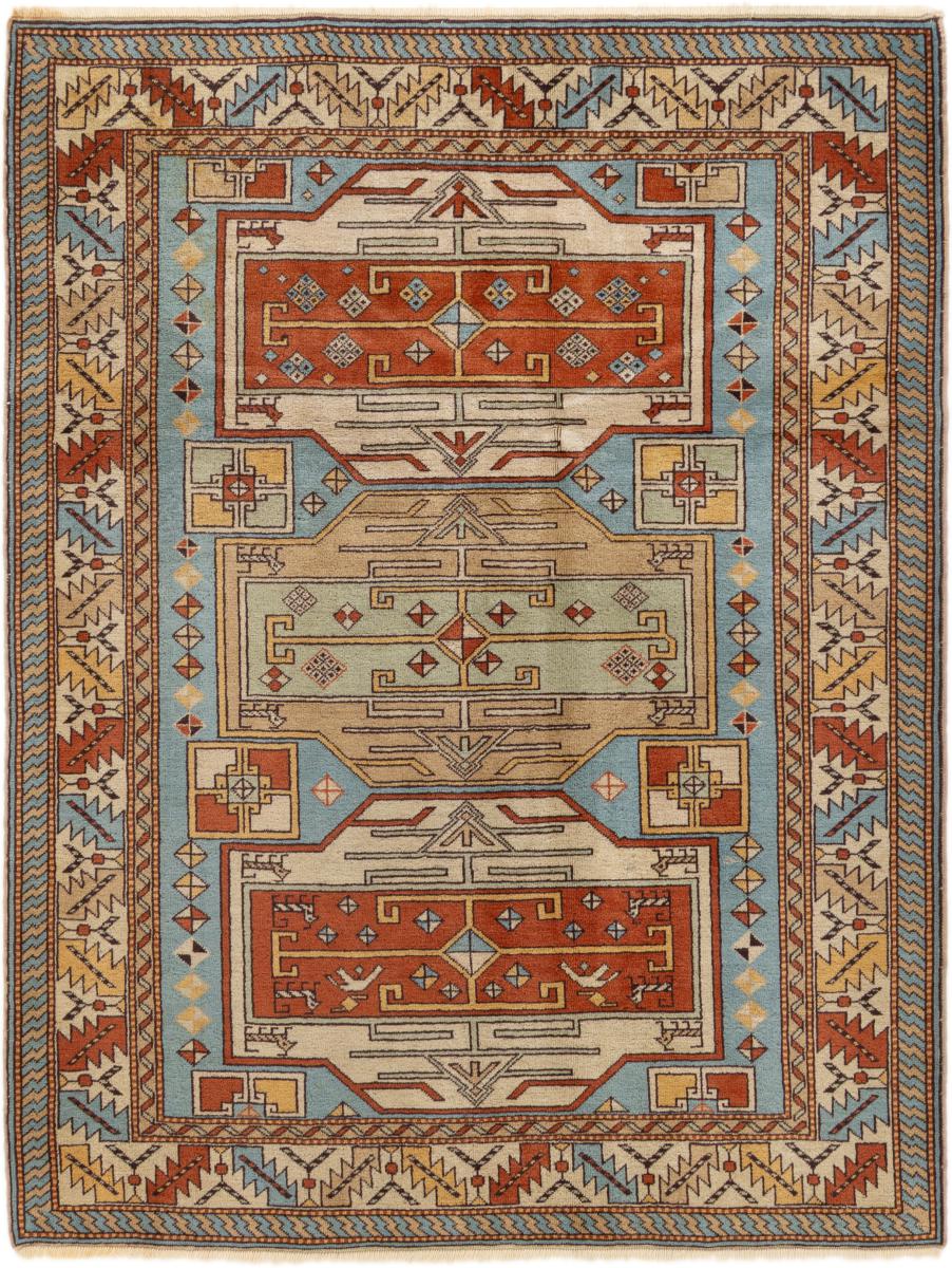  Turkei Obruk Old 5'9"x4'4" 5'9"x4'4", Persian Rug Knotted by hand