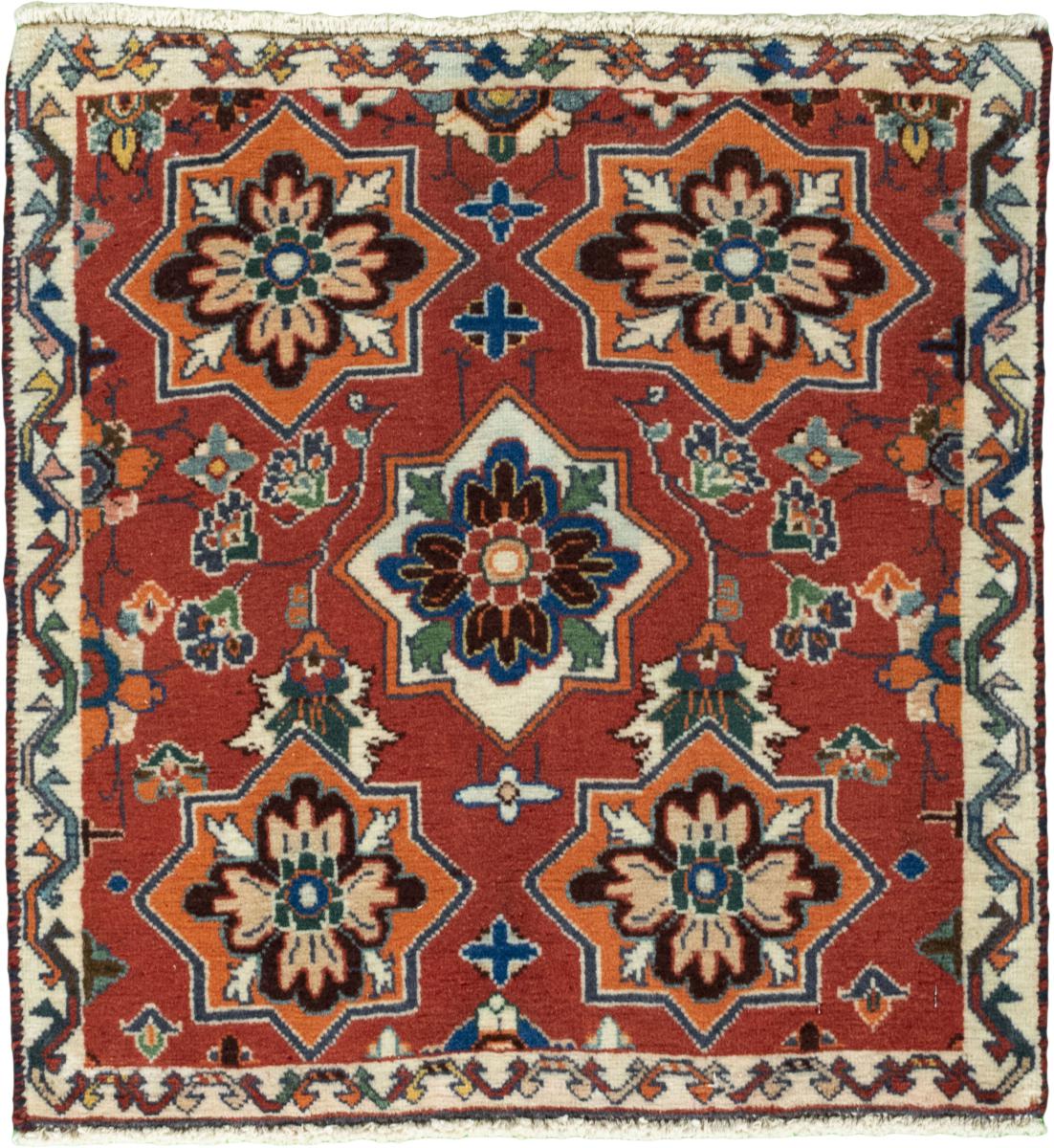 Persisk teppe Shiraz 64x59 64x59, Persisk teppe Knyttet for hånd