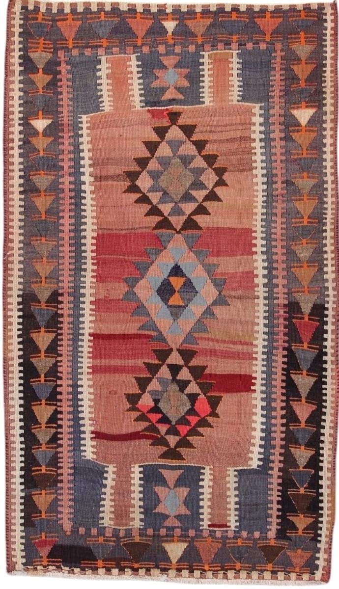 Perserteppich Kelim Fars Antik 8'6"x4'11" 8'6"x4'11", Perserteppich Handgewebt