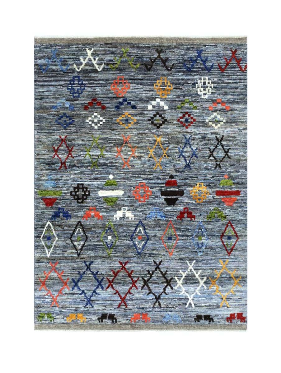 Tapis pakistanais Berber Ghashghai 198x152 198x152, Tapis persan Noué à la main