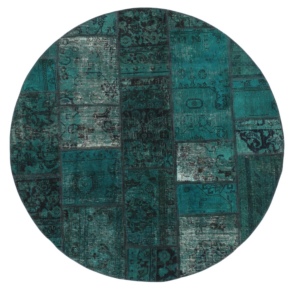 Persian Rug Patchwork 149x149 149x149, Persian Rug Knotted by hand