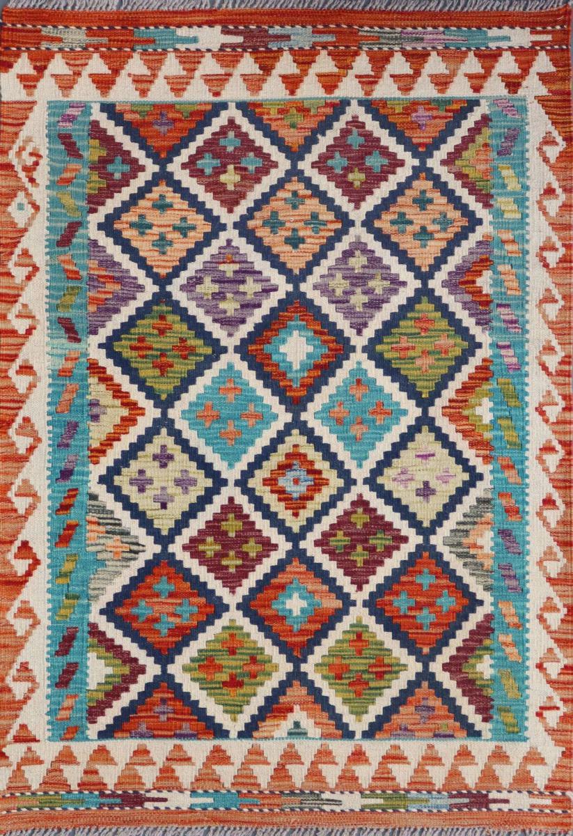 Tapete afegão Kilim Afegão 125x88 125x88, Tapete persa Tecido à mão