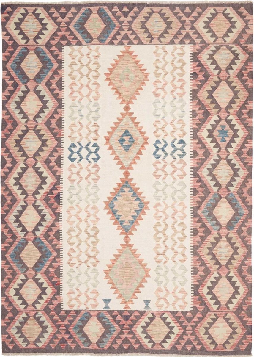 Afghanischer Teppich Kelim Afghan 242x176 242x176, Perserteppich Handgewebt