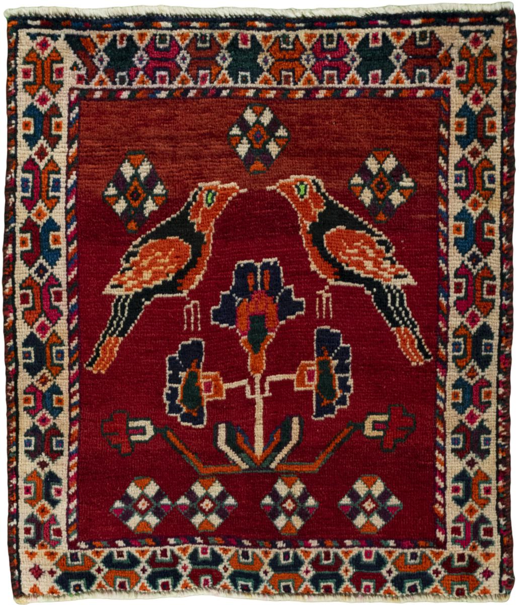 Tapis persan Shiraz 69x62 69x62, Tapis persan Noué à la main