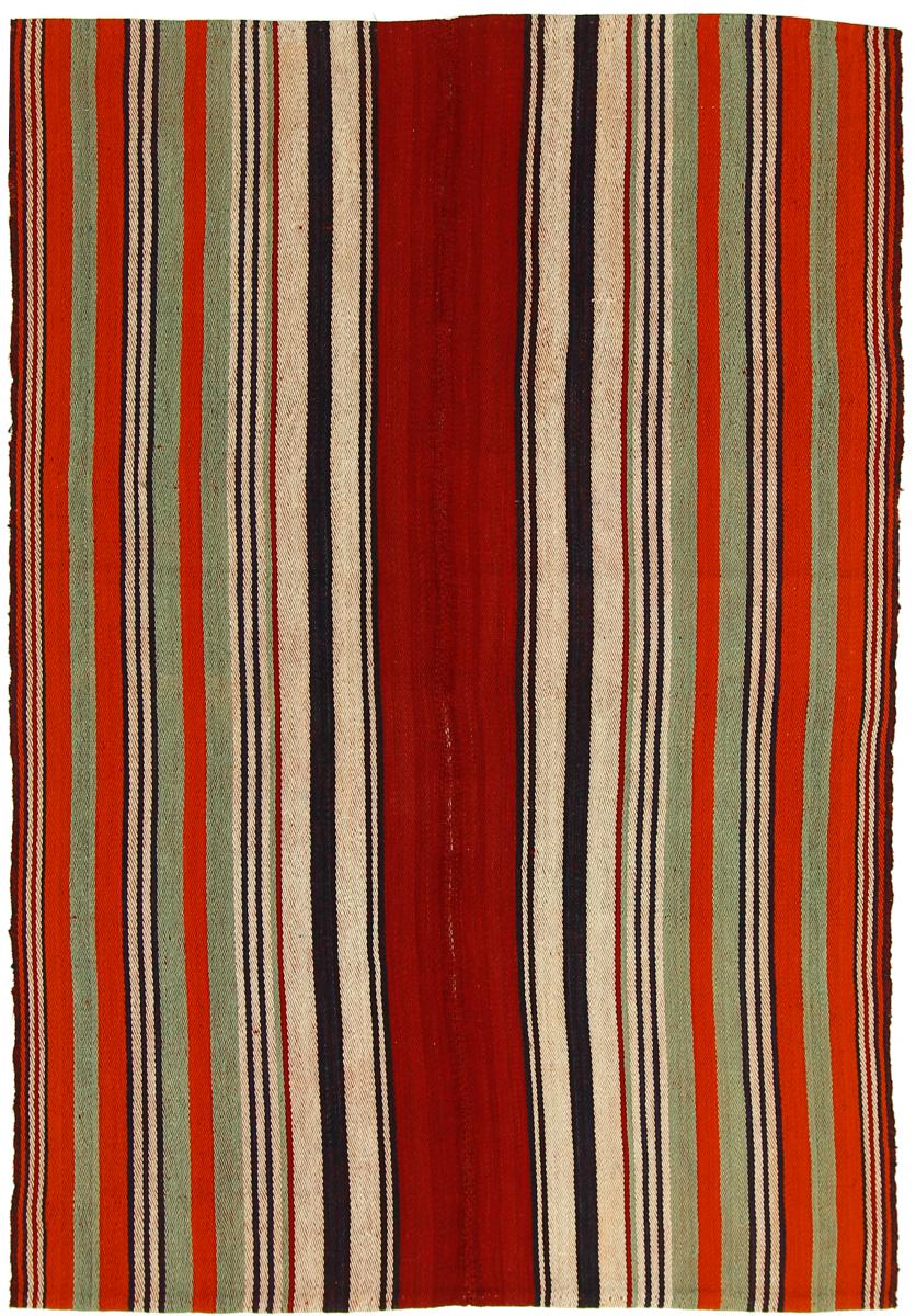 Tapete persa Kilim Fars Antigo 194x133 194x133, Tapete persa Tecido à mão