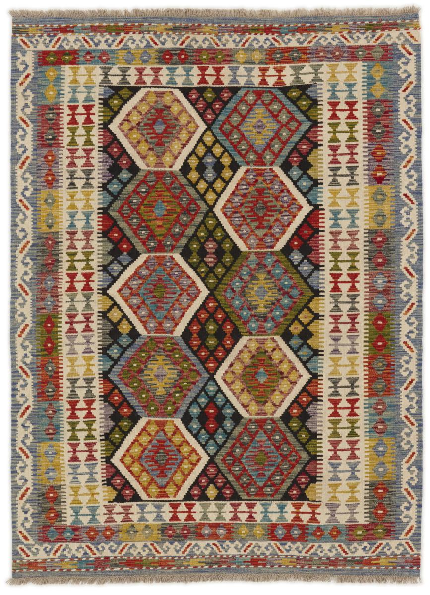 Tapete afegão Kilim Afegão 200x148 200x148, Tapete persa Tecido à mão