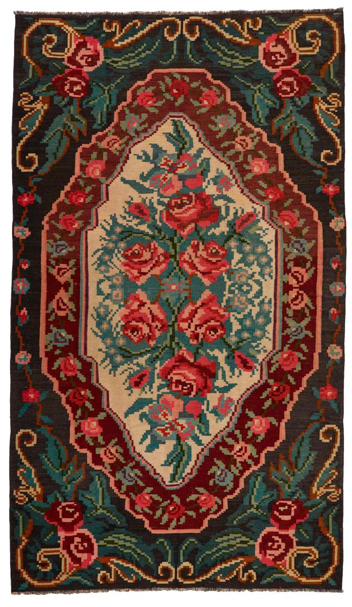 Kelim Rosen Antikke 309x178 309x178, Persisk teppe Handwoven 