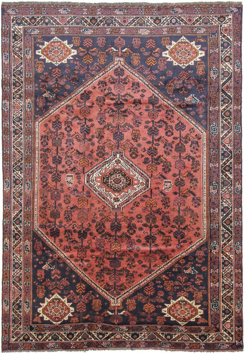 Tapete persa Shiraz 290x204 290x204, Tapete persa Atado à mão