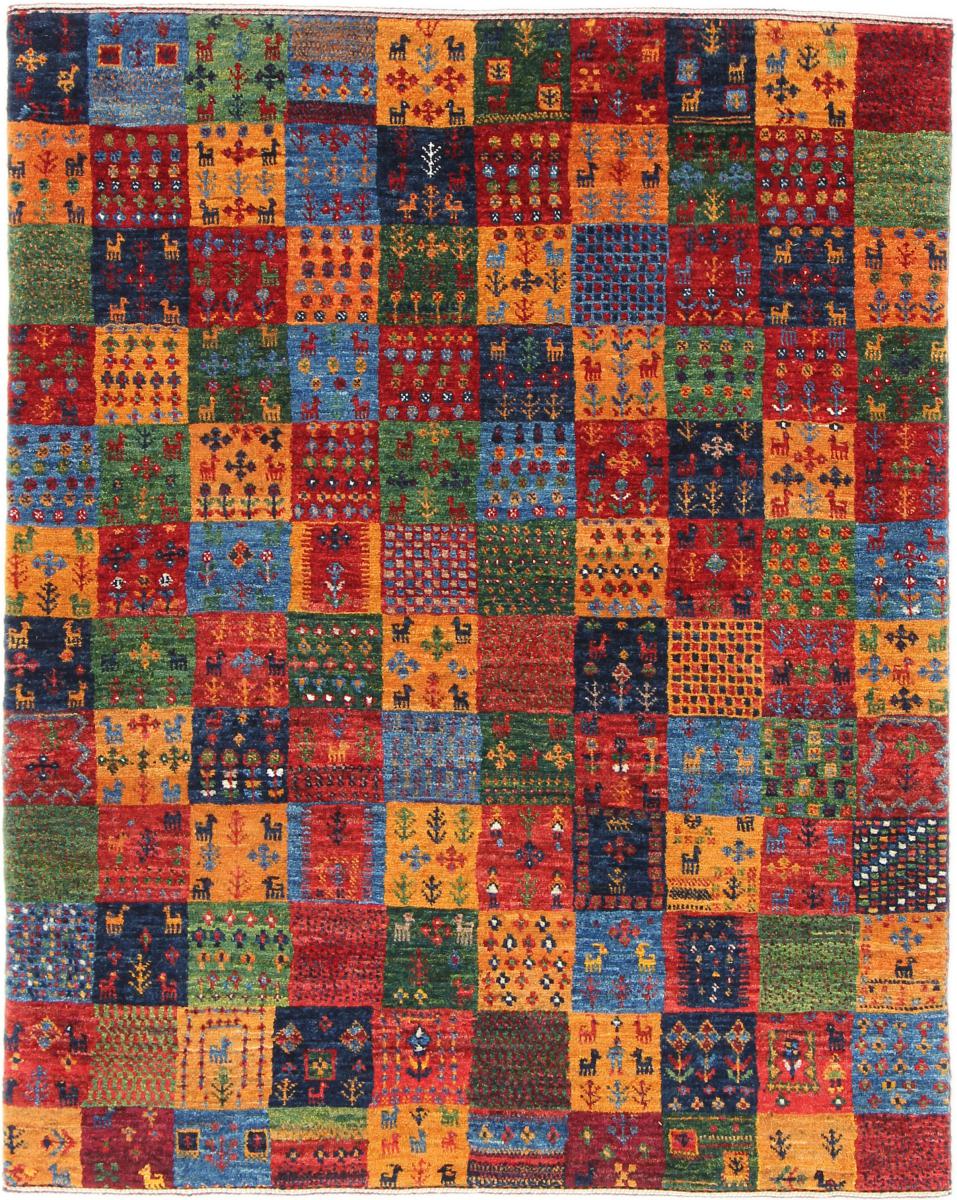 Persian Rug Persian Gabbeh Loribaft Atash 122x96 122x96, Persian Rug Knotted by hand