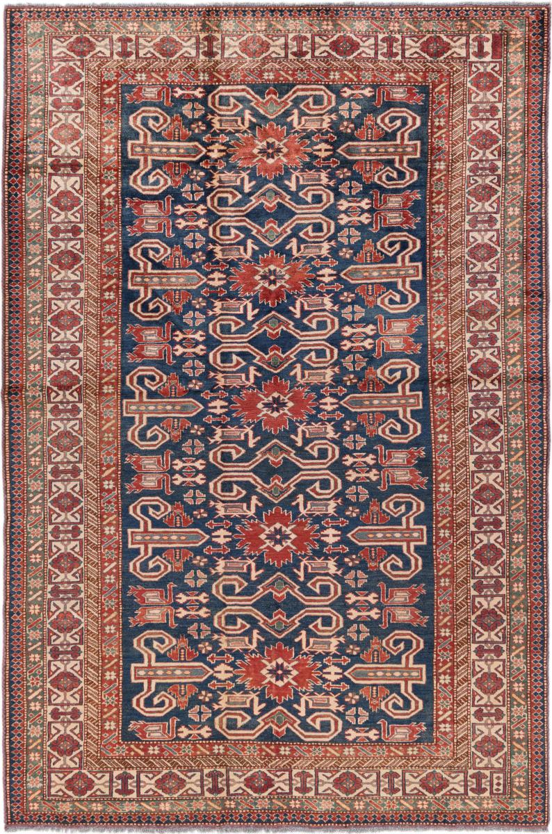 Afghan rug Super Kazak 302x201 302x201, Persian Rug Knotted by hand