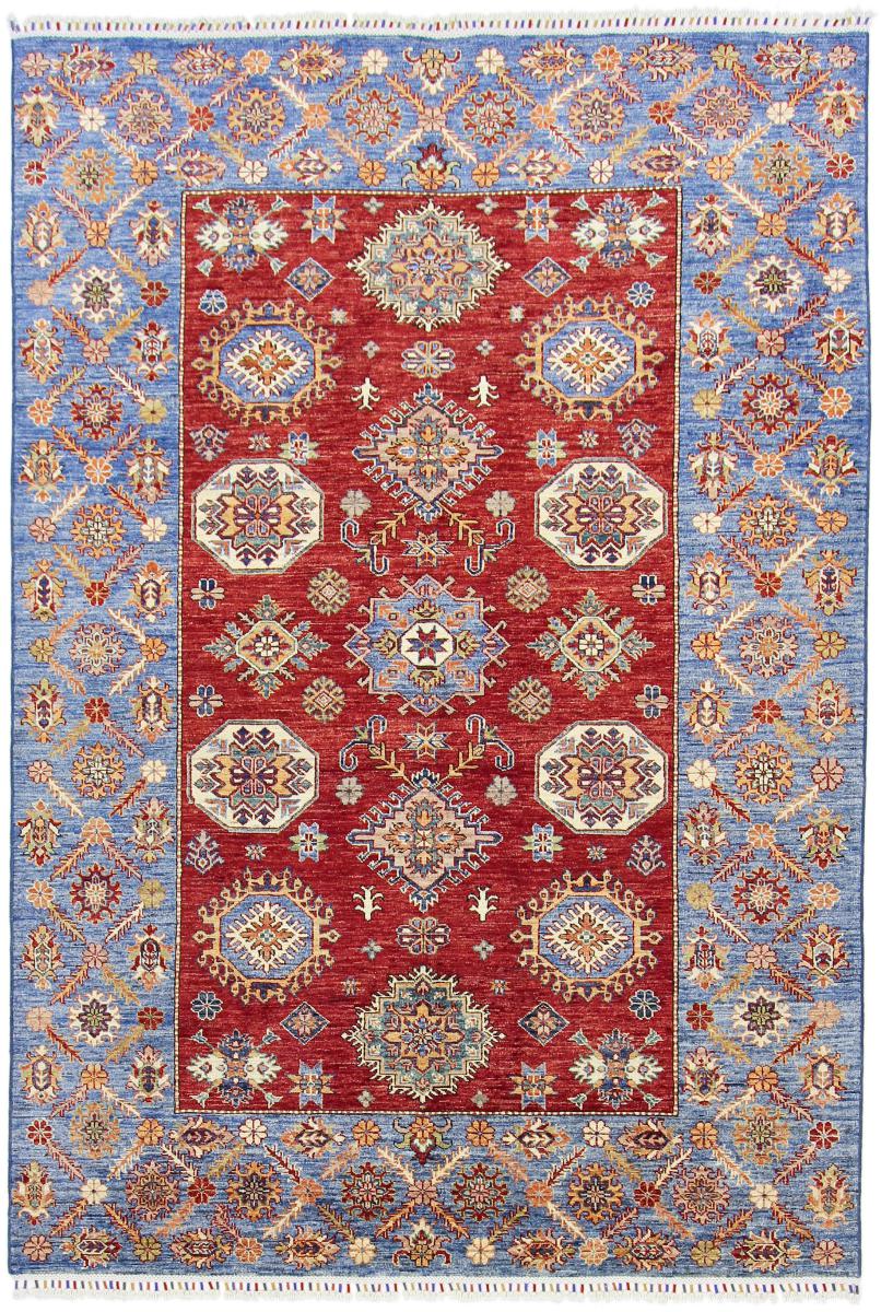 Afghan rug Super Kazak 249x169 249x169, Persian Rug Knotted by hand