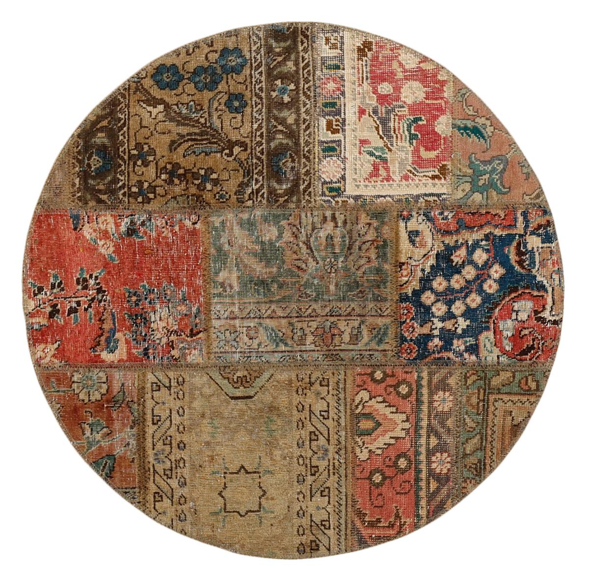 Dywan perski Patchwork 99x101 99x101, Dywan perski Ręcznie tkane