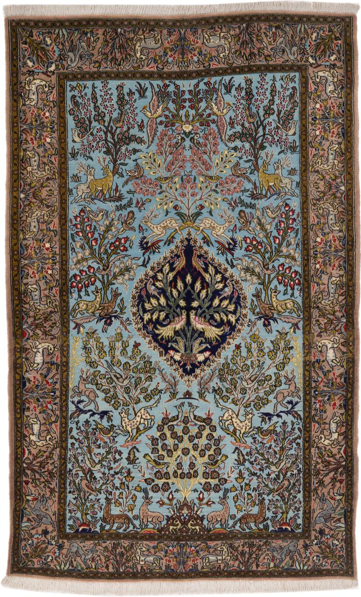 Perzisch tapijt Qum 220x140 220x140, Perzisch tapijt Handgeknoopte