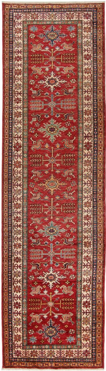 Afghan rug Super Kazak 298x81 298x81, Persian Rug Knotted by hand