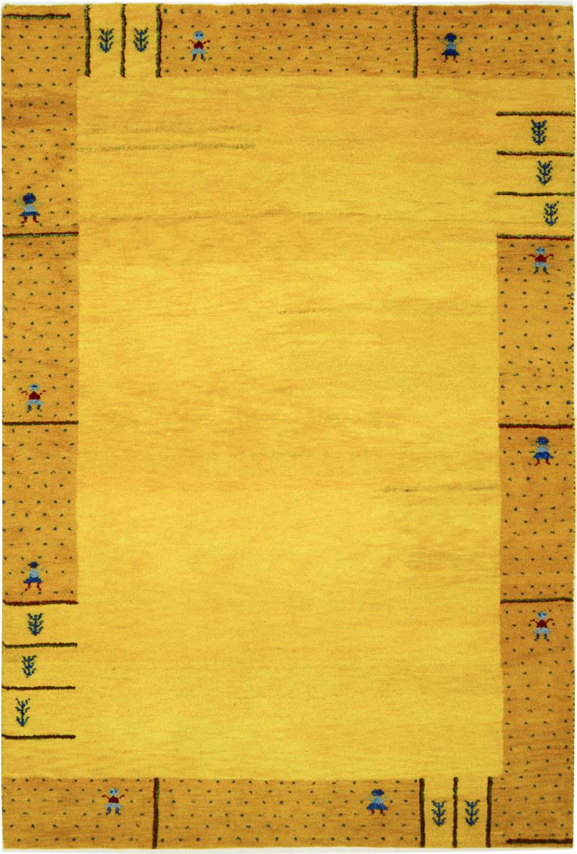 Tapete indiano Gabbeh 201x136 201x136, Tapete persa Atado à mão