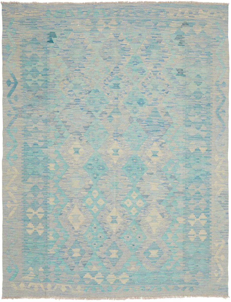 Afghanischer Teppich Kelim Afghan 6'8"x5'1" 6'8"x5'1", Perserteppich Handgewebt