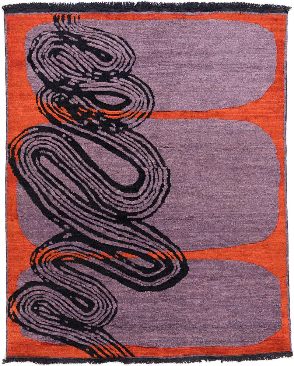 Afghan rug Berber Ela Design 187x152 187x152, Persian Rug Knotted by hand