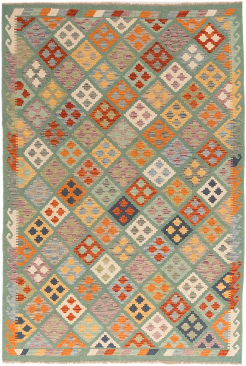 Alfombra afgana Kilim Afghan 299x203 299x203, Alfombra persa Tejido a mano