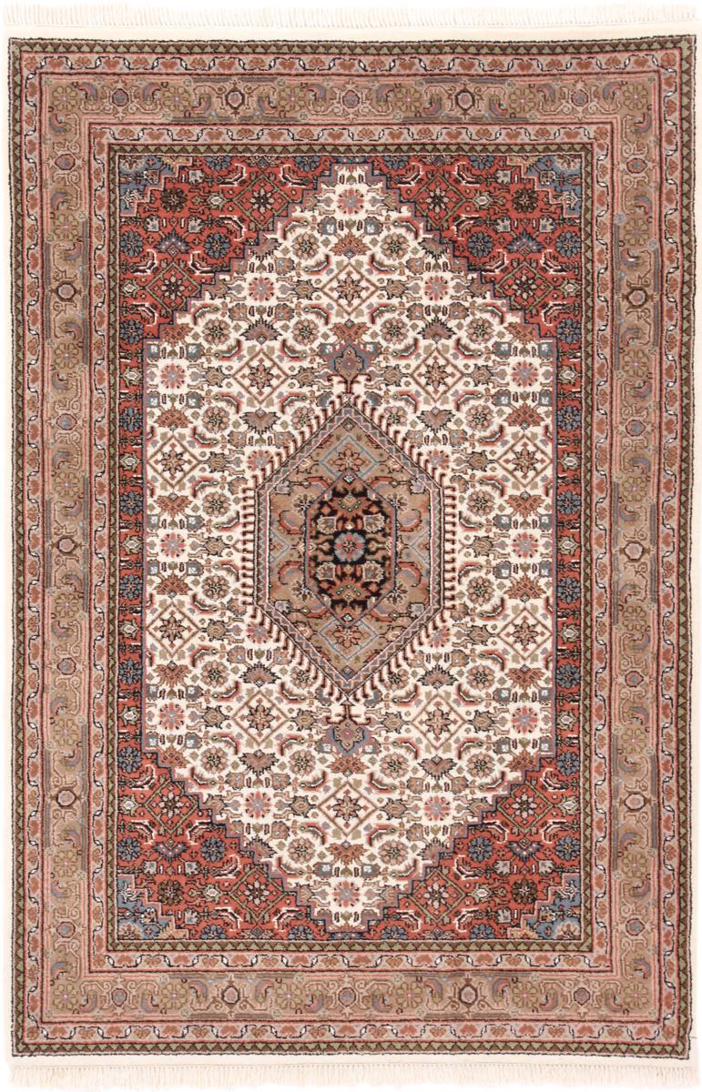 Ινδικό χαλί Indo Bidjar Herati 183x121 183x121, Περσικό χαλί Οι κόμποι έγιναν με το χέρι