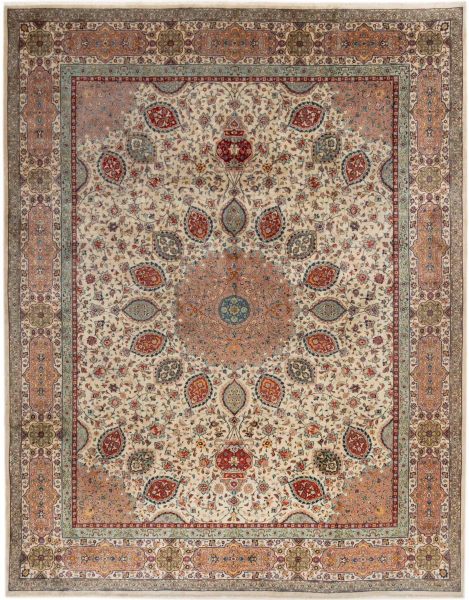 Persian Rug Tabriz 373x299 373x299, Persian Rug Knotted by hand