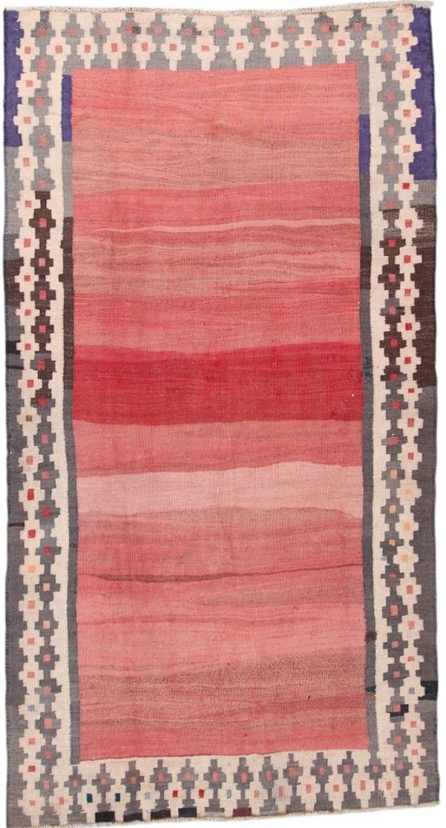 Persisk teppe Kelim Fars Antikke 266x139 266x139, Persisk teppe Handwoven 