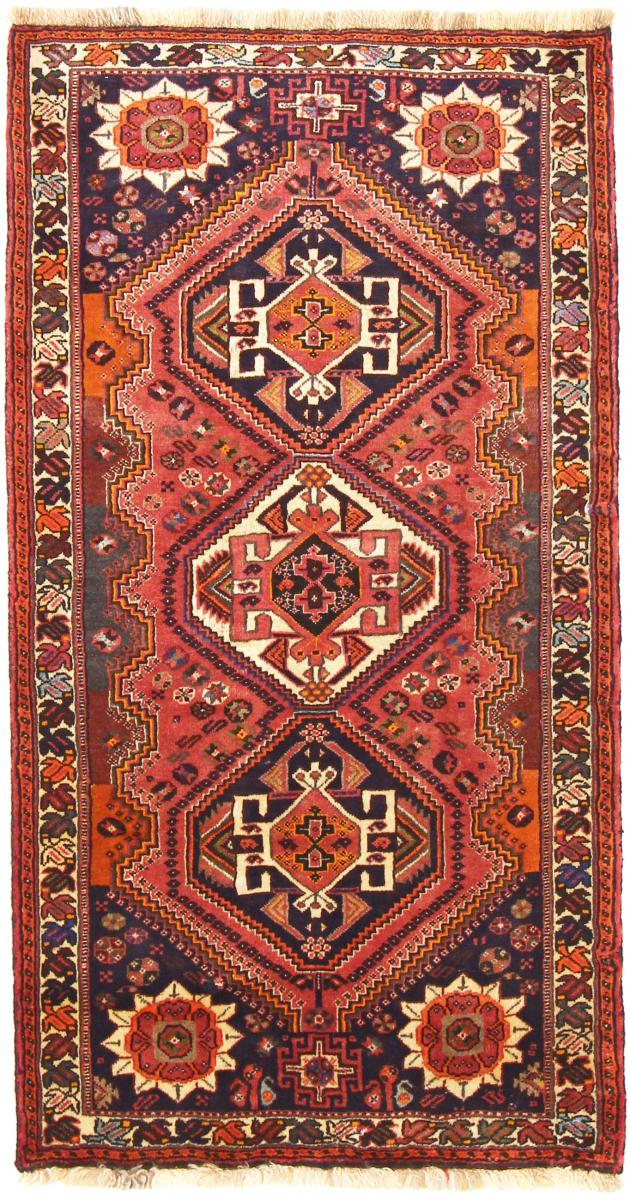 Tapete persa Ghashghai 163x84 163x84, Tapete persa Atado à mão