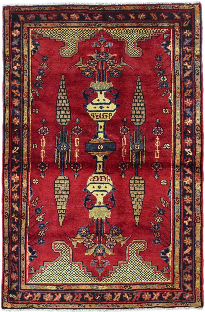 Persisk tæppe Hamadan 159x104 159x104, Persisk tæppe Knyttet i hånden