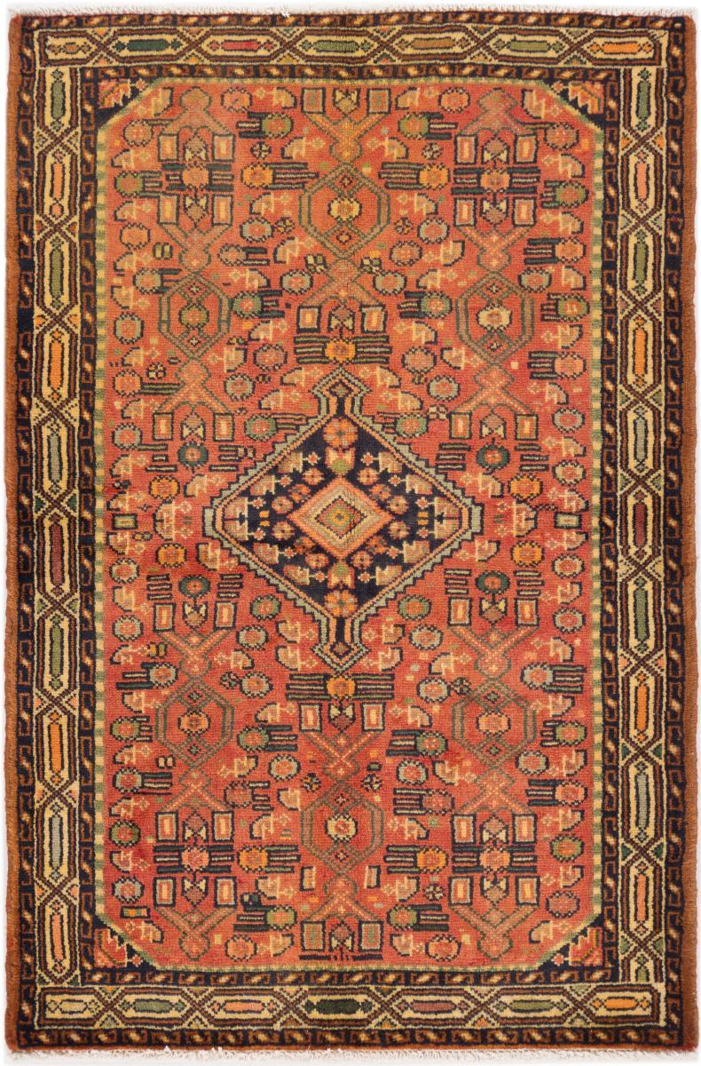Persian Rug Hamadan 128x84 128x84, Persian Rug Knotted by hand