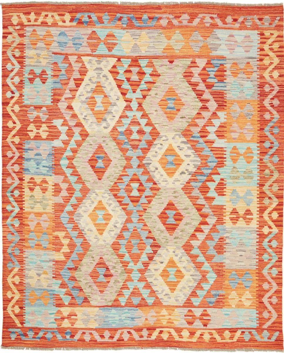 Afgán szőnyeg Kilim Afgán 197x154 197x154, Perzsa szőnyeg szőttesek