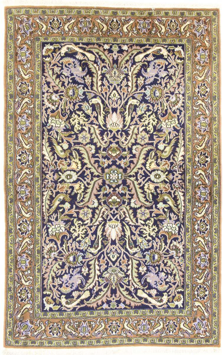 Tapete persa Ghom 159x105 159x105, Tapete persa Atado à mão