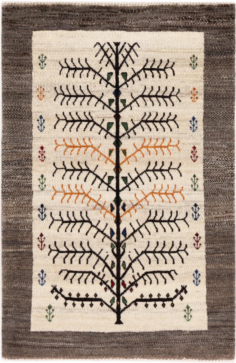 Tapete persa Persa Gabbeh Kashkuli Banafsheh 122x79 122x79, Tapete persa Atado à mão