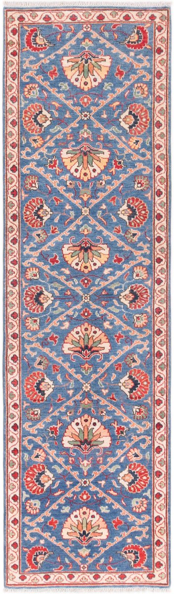 Pakistani rug Kazak 9'9"x2'10" 9'9"x2'10", Persian rug Hand-knotted