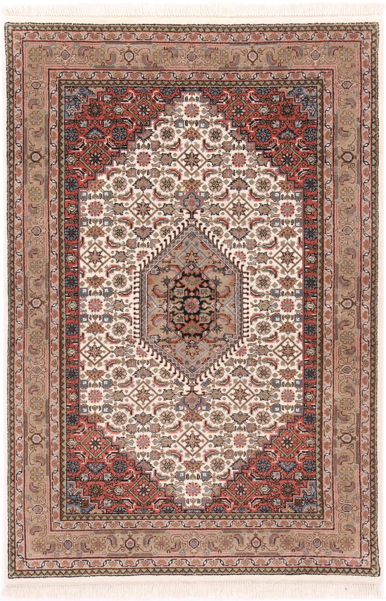 Ινδικό χαλί Indo Bidjar Herati 184x125 184x125, Περσικό χαλί Οι κόμποι έγιναν με το χέρι