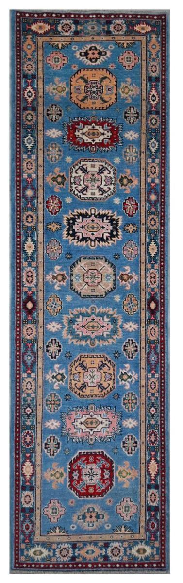 Tapis afghan Kazak Diyar 310x80 310x80, Tapis persan Noué à la main