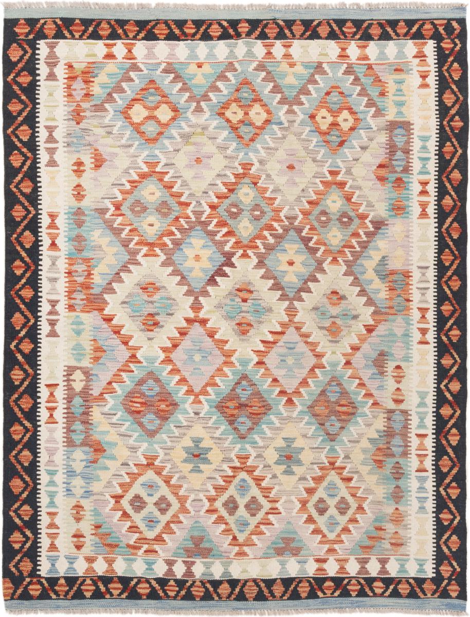 Tapete afegão Kilim Afegão 197x155 197x155, Tapete persa Tecido à mão