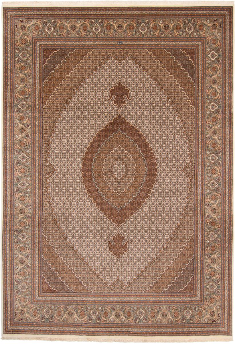 Tapete persa Tabriz 50Raj Mahi 364x249 364x249, Tapete persa Atado à mão