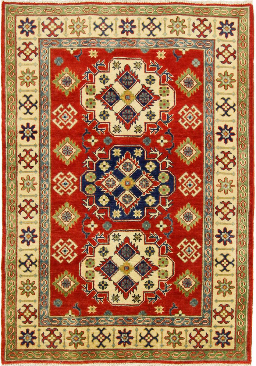 Tapis afghan Kazak 176x124 176x124, Tapis persan Noué à la main