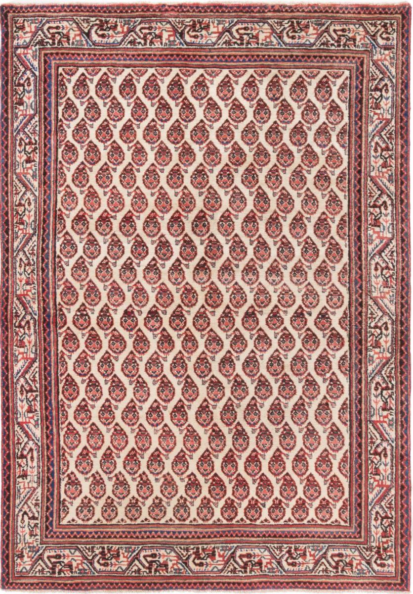 Persian Rug Sarouk Mir Boteh 201x139 201x139, Persian Rug Knotted by hand