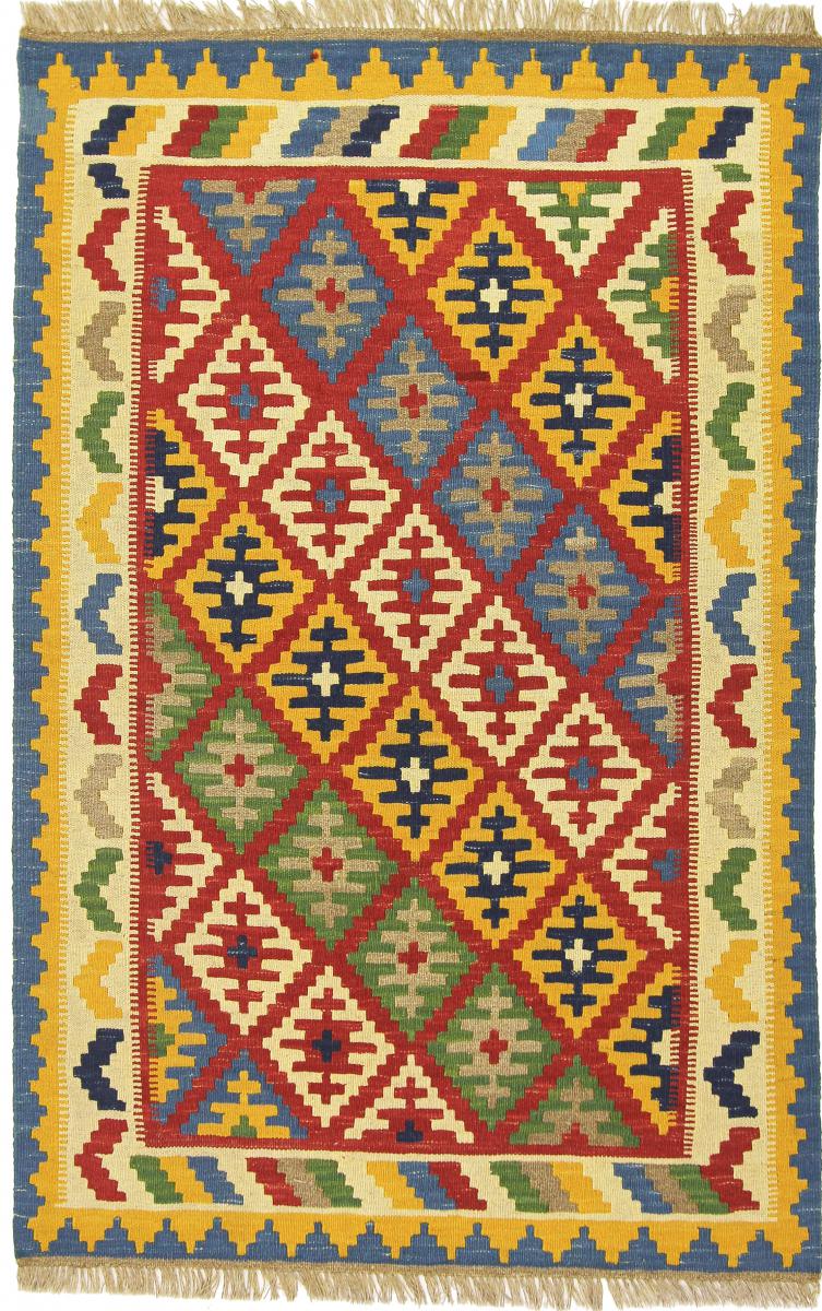 Tapete persa Kilim Fars 154x100 154x100, Tapete persa Tecido à mão