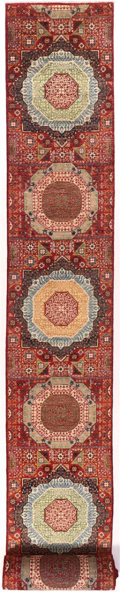 Tapete paquistanês Mamluk 910x79 910x79, Tapete persa Atado à mão