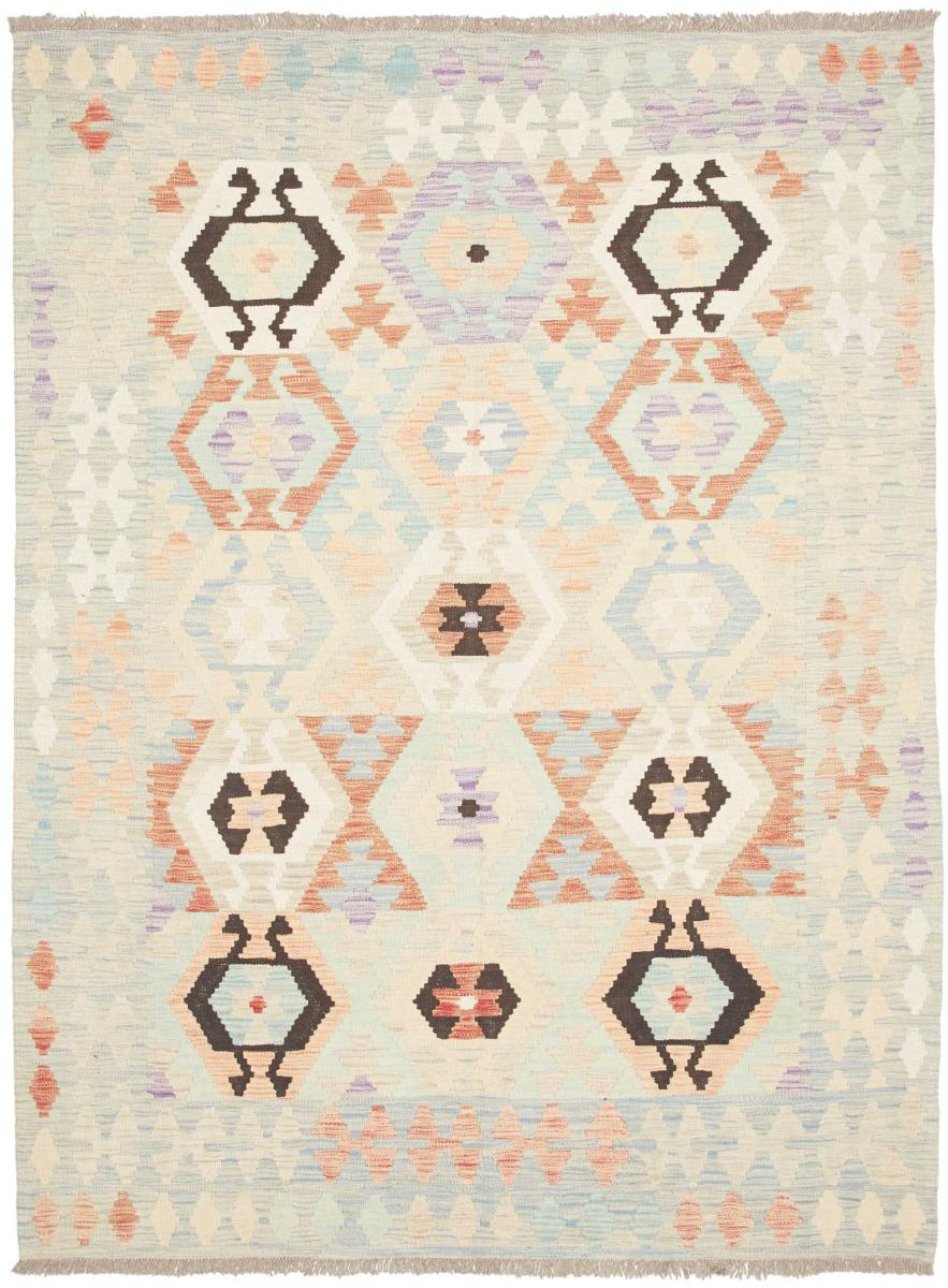 Afghanischer Teppich Kelim Afghan 202x148 202x148, Perserteppich Handgewebt