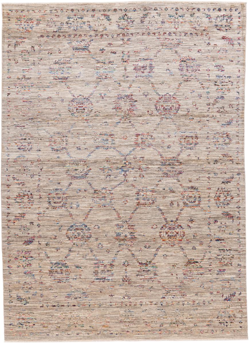 Afghan rug Kazak 242x176 242x176, Persian Rug Knotted by hand