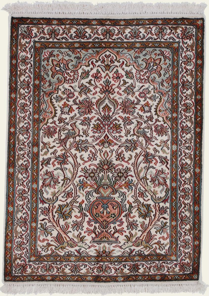 Indo rug Kashmir Silk 94x70 94x70, Persian Rug Knotted by hand
