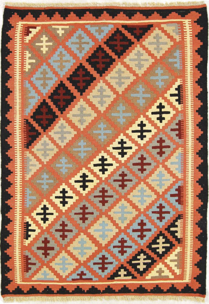 Tapete persa Kilim Fars 146x97 146x97, Tapete persa Tecido à mão