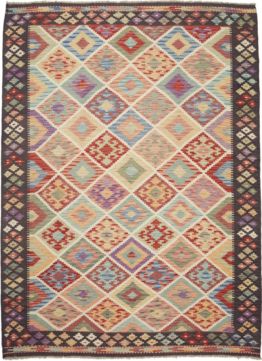 Tapete afegão Kilim Afegão 239x181 239x181, Tapete persa Tecido à mão