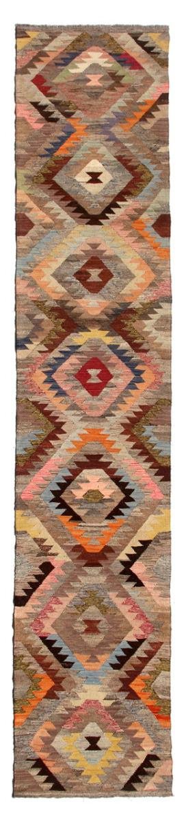 Afghanska mattan Kilim Afghan Heritage 384x80 384x80, Persisk matta handvävd 