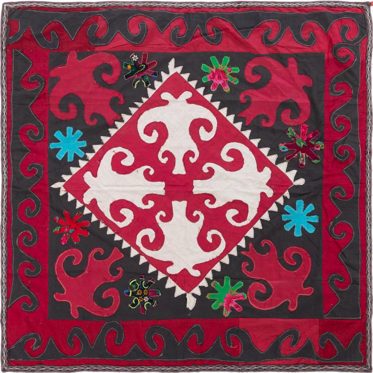 Persian Rug Kilim Fars Tuch 110x107 110x107, Persian Rug Woven by hand