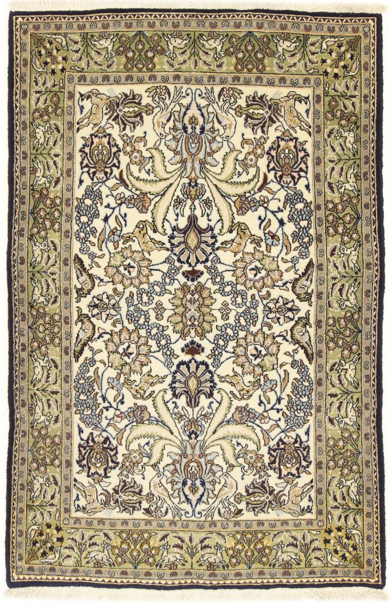 Tapete persa Ghom 158x96 158x96, Tapete persa Atado à mão