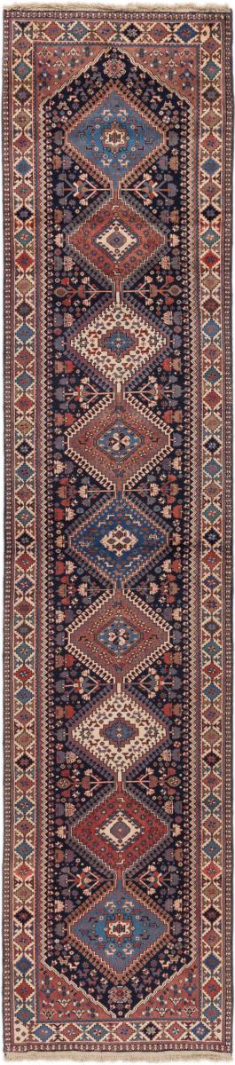 Alfombra persa Yalameh 386x83 386x83, Alfombra persa Anudado a mano